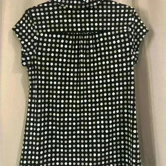 Women’s Polka Dot Charter Club Blouse - Picture 3 of 7